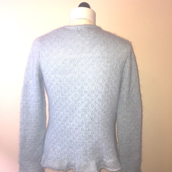 OZOC-Soft Blue/Green Sweater/Cardigan- M - Picture 7 of 8